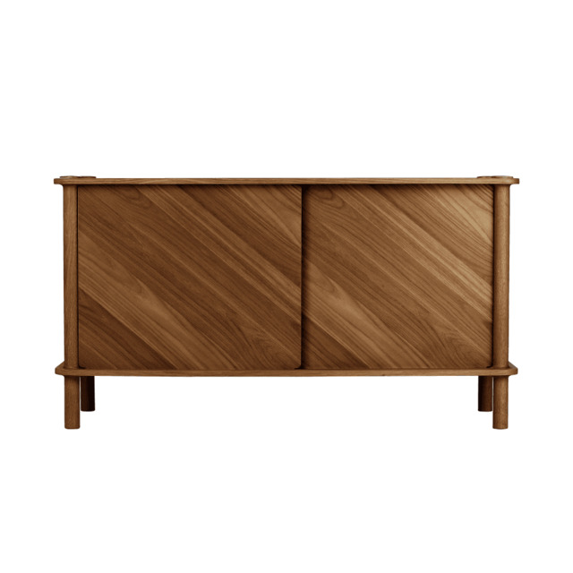 Umage Italic Sideboard - Dark Oak - 2 Oak Doors door option: 2 Oak Doors - image 1