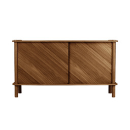 Umage Italic Sideboard - Dark Oak - 2 Oak Doors door option: 2 Oak Doors - thumbnail 1