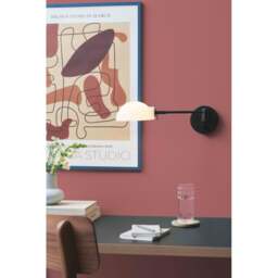 Halo Design Copenhagen Wall Light - with Wall Arm - O15 cm - Black Colour: Black - thumbnail 2