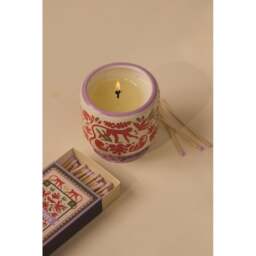 Paddywax A Dopo 8oz/226g Jungle Ceramic Candle - Coconut & Amber - thumbnail 2
