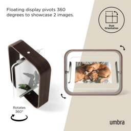Umbra Bellwood Picture Frame - Aged Walnut - 5 x 7 Colour: Aged Walnut, Size: 5 x 7 - thumbnail 5