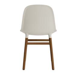 Normann Copenhagen Form Chair - Light Grey - Walnut Legs Shell Colour: Light Grey, Leg Colour: Walnut - thumbnail 4