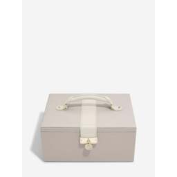 Stackers Luxury Classic Faux Leather Jewellery Box - Taupe Colour: Taupe - thumbnail 5