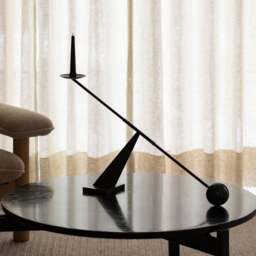 Audo Copenhagen Interconnect Candle Holder - Black - thumbnail 5