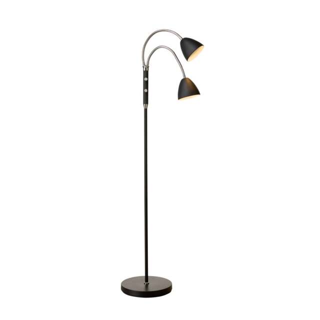 Halo Design Room Floor Lamp - 2-Arm - Black / Chrome Size: 2-Arm - image 1