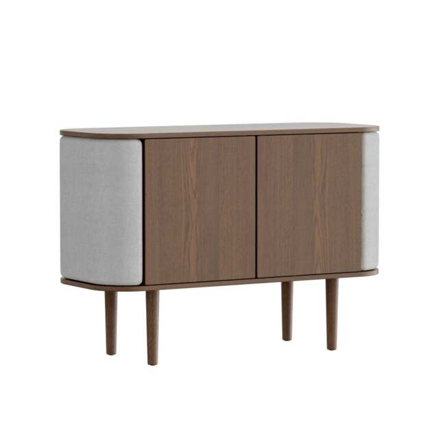 Umage reasures Sideboard/Drinks Cabinet - 2 Door - Dark Oak/Sterling - image 1