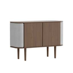 Umage reasures Sideboard/Drinks Cabinet - 2 Door -  Dark Oak/Sterling - thumbnail 1