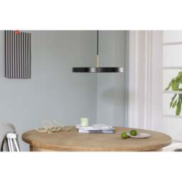 Umage Asteria Plus Pendant Lamp - Black - Medium - Brass Top Colour: Black, Size: Medium, Style: Brass - thumbnail 5