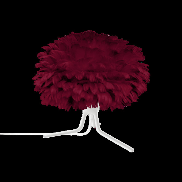 Umage Eos Tripod Table Lamp - Red Feather Eos Mini/White Base Tripod - image 1