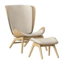 Umage The Reader Armchair - Oak \ White Sands Colour: White Sands - thumbnail 3