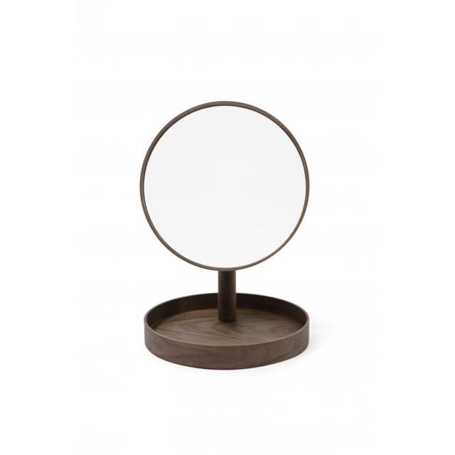 Wireworks Look Magnify Mirror - Walnut - image 1