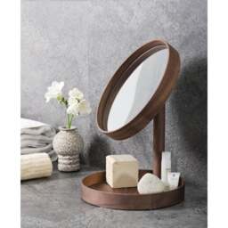 Wireworks Look Magnify Mirror - Walnut - thumbnail 5
