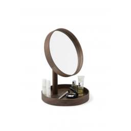 Wireworks Look Magnify Mirror - Walnut - thumbnail 4