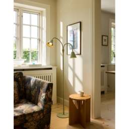 Halo Design Hygge 2-Arm Floor Lamp - H 135cm Colour: Glossy Green - thumbnail 2