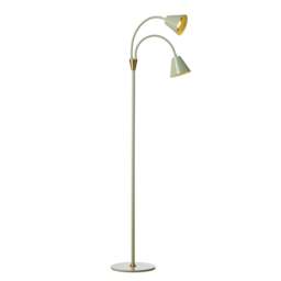 Halo Design Hygge 2-Arm Floor Lamp - H 135cm Colour: Glossy Green