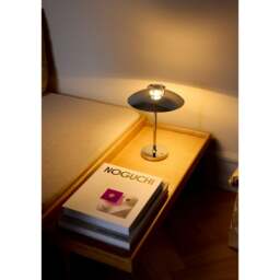 Halo Design Stepp 1-2-3 Rechargeable Portable Table Lamp Colour: Chrome - thumbnail 6
