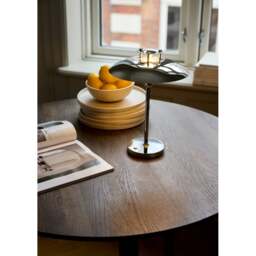 Halo Design Stepp 1-2-3 Rechargeable Portable Table Lamp Colour: Chrome - thumbnail 5