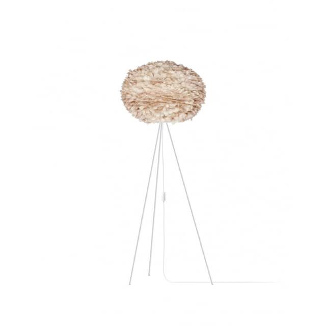 Umage Eos Tripod Floor Lamp - Light Brown Feather Eos Large/White Tripod - image 1