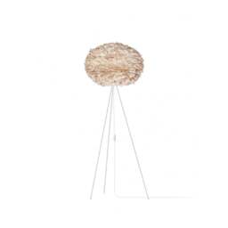 Umage Eos Tripod Floor Lamp - Light Brown Feather Eos Large/White Tripod - thumbnail 1