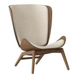 Umage The Reader Armchair - Dark Oak - White Sands Colour: White Sands