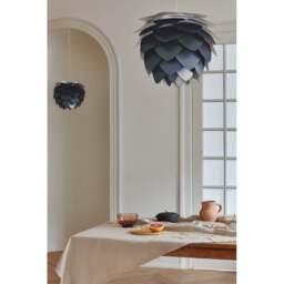 Umage Aluvia Pendant Light Shade - Anthracite Grey - Medium With or Without Cord Set: Without Cord Set - thumbnail 2