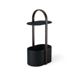 Umbra Bellwood Storage Side Table - Black/Walnut - thumbnail 6
