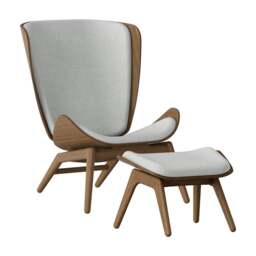 Umage The Reader Armchair - Dark Oak - Sterling Colour: Sterling - thumbnail 3
