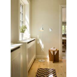 Halo Design Hygge 2-Arm Floor Lamp - H 135cm Colour: Glossy White - thumbnail 2