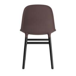 Normann Copenhagen Form Chair - Brown - Black Oak Legs Shell Colour: Brown, Leg Colour: Black Oak - thumbnail 4