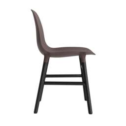 Normann Copenhagen Form Chair - Brown - Black Oak Legs Shell Colour: Brown, Leg Colour: Black Oak - thumbnail 3