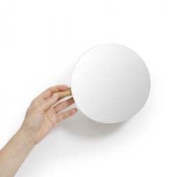 Wireworks Magnifying Wall Mirror - Oak - thumbnail 4