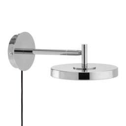Umage Asteria Short Monochrome Wall Light - Polished Steel Colour: Polished Steel, Mounting: Not Hardwired - thumbnail 2