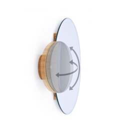 Wireworks Eclipse Wall Mirror - Bamboo - thumbnail 4