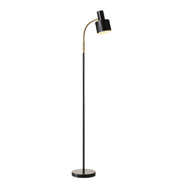 Halo Design Vogue Floor Lamp - H 143cm - Black/Antique Brass Colour: Black - image 1