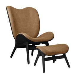 Umage A Conversation Piece Armchair - Tall - Black Oak - Sugar Brown Colour: Sugar Brown - thumbnail 3