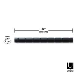 Umbra Flip 8 Hook Coat Rack - Black - thumbnail 6