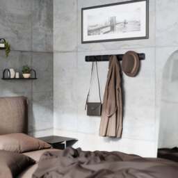 Umbra Flip 8 Hook Coat Rack - Black - thumbnail 5