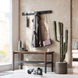 Umbra Flip 8 Hook Coat Rack - Black - thumbnail 4