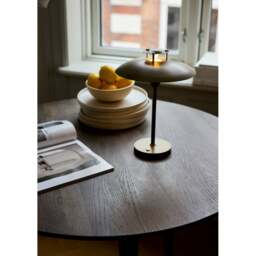 Halo Design Stepp 1-2-3 Rechargeable Portable Table Lamp Colour: Antique Brass - thumbnail 4