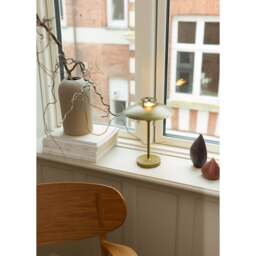 Halo Design Stepp 1-2-3 Rechargeable Portable Table Lamp Colour: Antique Brass - thumbnail 7