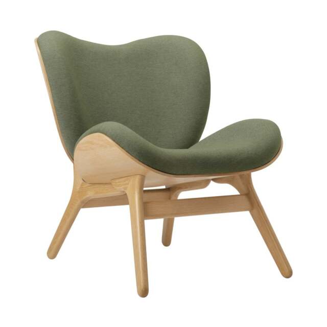 Umage A Conversation Piece Armchair - Low - Oak - Morning Meadows Colour: Morning Meadows - image 1