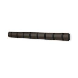 Umbra Flip 8 Hook Coat Rack - Black/Walnut - thumbnail 3
