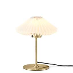 Halo Design Paris Table Light - O24 - Clean White Shade - Antique Brass