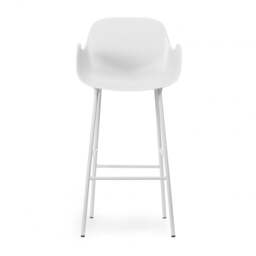 Normann Copenhagen Form Bar Armchair - 75cm - White Shell Colour: White - thumbnail 2