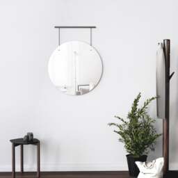 Umbra Exhibit Wall Mirror 24" - Black - thumbnail 4