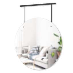 Umbra Exhibit Wall Mirror 24" - Black - thumbnail 2