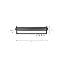Garden Trading Farringdon Luggage Rack with Shelf - thumbnail 3