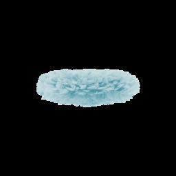 Umage Eos Esther Feather Pendant Shade - Light Blue - Mini with White Rosette Cord Set With or Without Cord Set: With White Rosette Cord Set