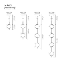 Umage Audrey Pendant Lamp - Brass - 2 Globe Colour: Brass, Size: 2 - thumbnail 7