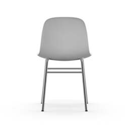 Normann Copenhagen Form Chair - White - Chrome Legs Shell Colour: White, Leg Colour: Chrome - thumbnail 4
